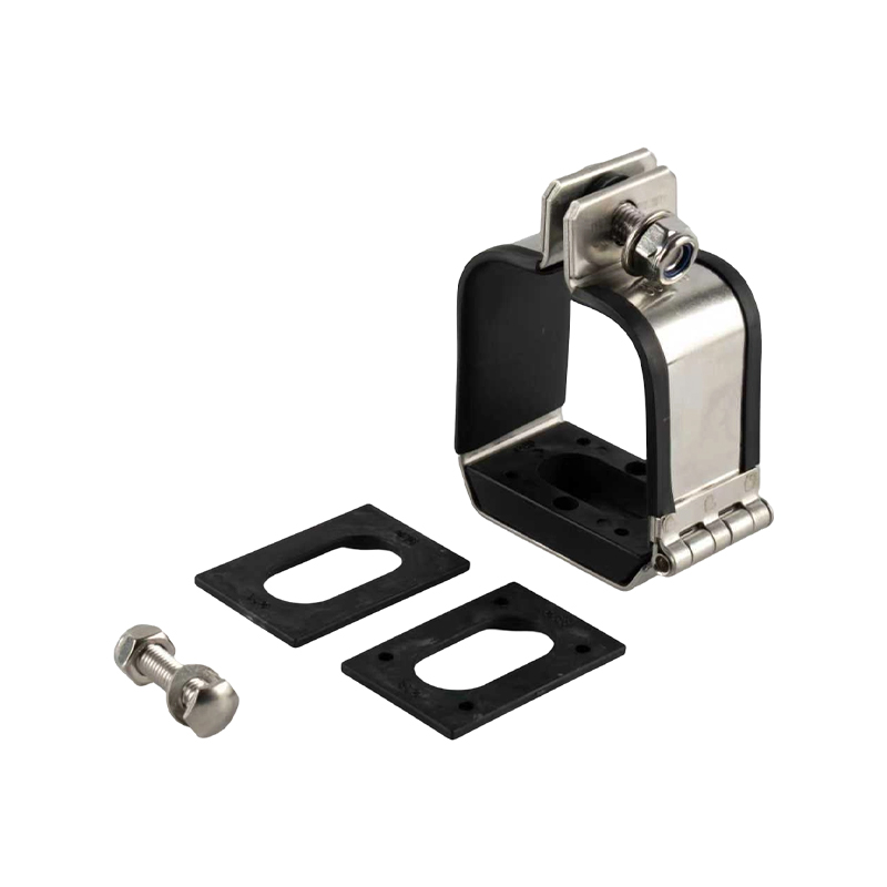 Rustfrit stål 316 Quad kabelklemmer til kabelstyring